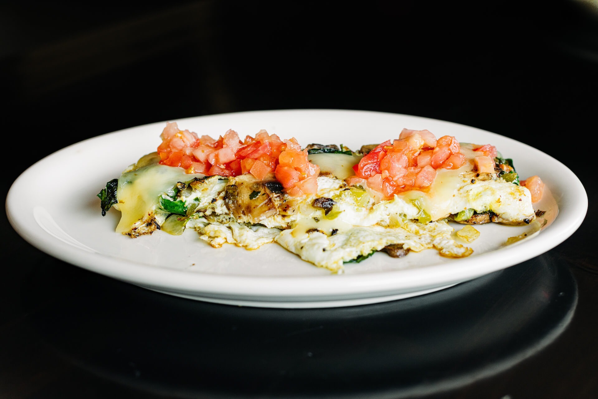 Egg White Veggie Omelette