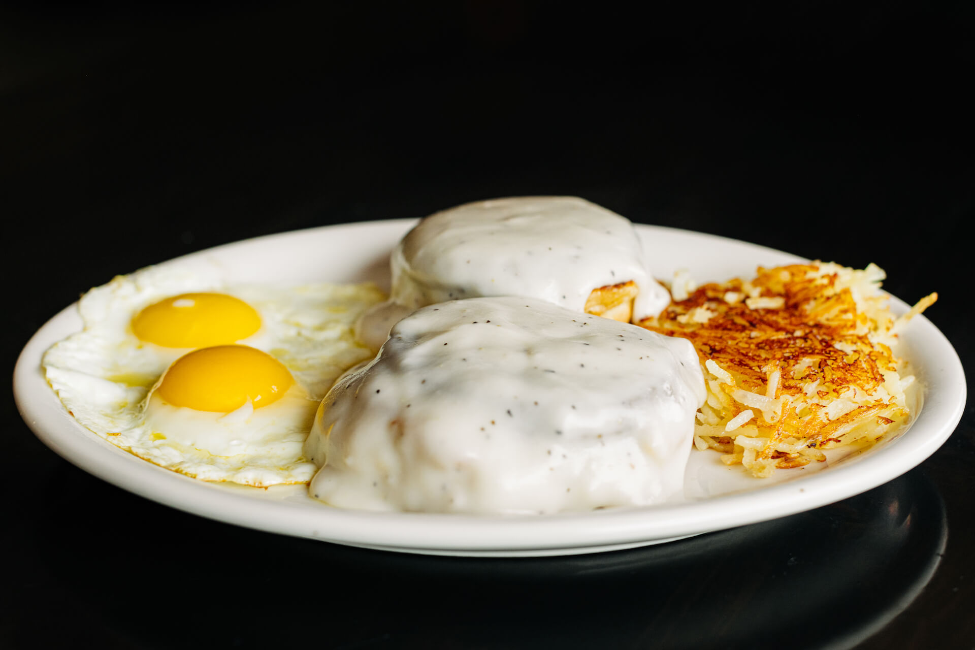 Southern Comfort biscuit and eggs